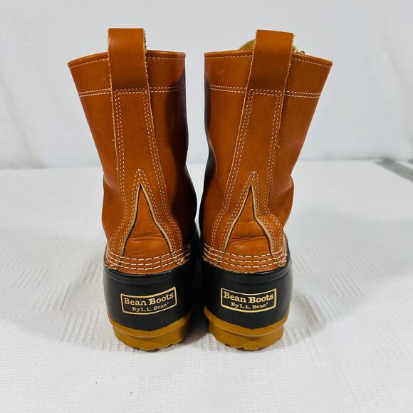 Bean Mens 9 Maine Hunting Boots 10" Leather Upper L.L. Bean - Picture 4 of 12